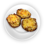 Baked Potato With Cheese & Onion 