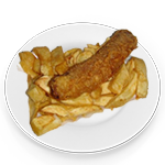 Smoked Sausage In Batter (2) 